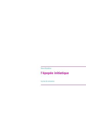 cover image of L'épopée initiatique